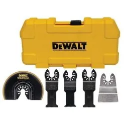 Coffret De 5 Lames Pour Multicutter DEWALT - Multimatériaux - DT20715