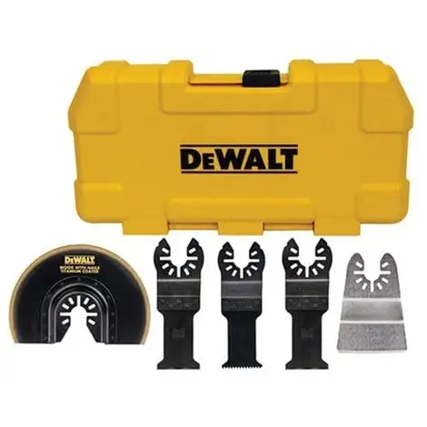 Coffret De 5 Lames Pour Multicutter DEWALT - Multimatériaux - DT20715 1 Coffret De 5 Lames Pour Multicutter DEWALT - Multimatériaux - DT20715