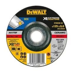 Disque à Meuleur DEWALT INOX Ø125mm - 6mm - DT99580