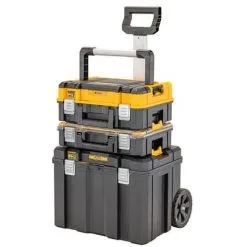 Kit TSTAK 3 Pièces DEWALT - Coffret + Tiroir - DWST83411-1