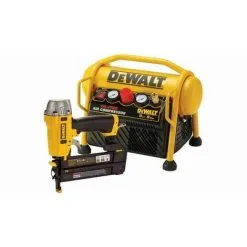 Lot Cloueur Pneumatique De Précision DPN1850 + Compresseur 6L DEWALT DPC6MRC-QS/1850