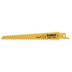 5 Lames Sabres Spécial Coupe De Plâtre DEWALT - L.152 Mm - DT2356