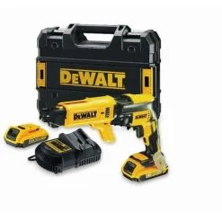 Visseuse Plaques De Plâtre 18V 2.0Ah DEWALT + 2 Batteries + Chargeur - DCF620D2K