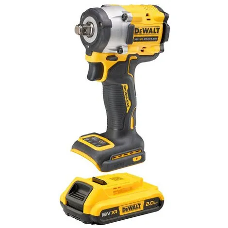 Boulonneuse à Chocs 1/2 XR 18V 2Ah Li-ion Brushless DEWALT Jonc De Sécurité - DCF921D2T-QW 2 Boulonneuse à Chocs 1/2 XR 18V 2Ah Li-ion Brushless DEWALT Jonc De Sécurité - DCF921D2T-QW – Image 2