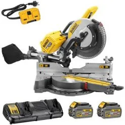 Scie à Onglets Radiale 2 X X54V DEWALT XR Flexvolt Ø305mm + 2 Batteries 54V 6Ah - DHS780T2A